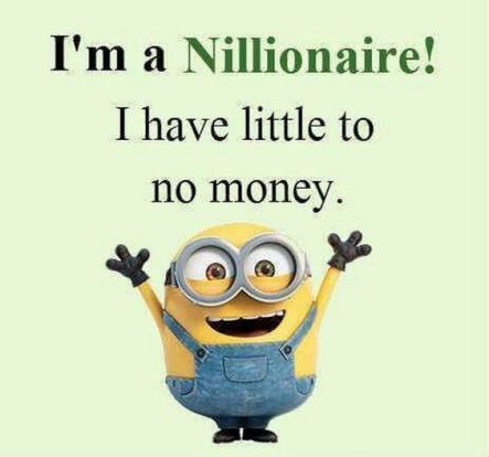 minion. I'm a nillionaire